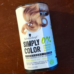 🌻🆕️ schwarzkopf • dark golden blonde dye kit